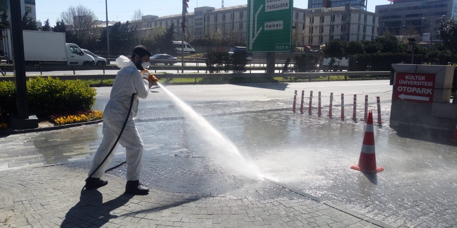 İstanbul Kültür Üniversitesi Genelinde Dezenfeksiyon Çalışmaları Aralıksız Devam Ediyor